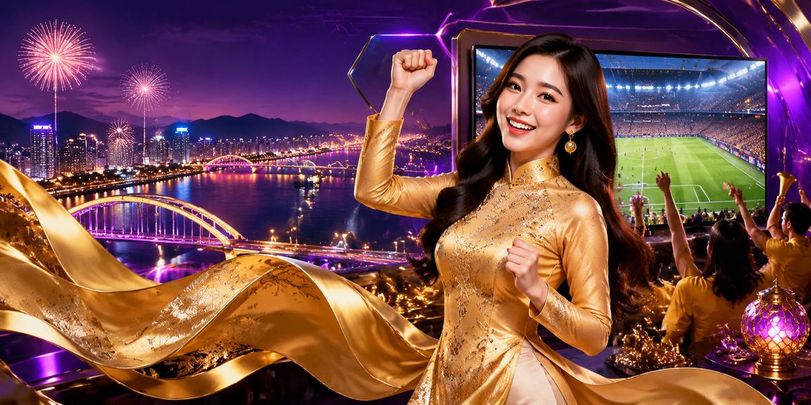 Người dùng tại Đà Nẵng mặc áo dài sử dụng ứng dụng cá cược casino trên điện thoại